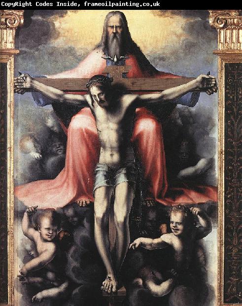 BECCAFUMI, Domenico Trinity (detail) df